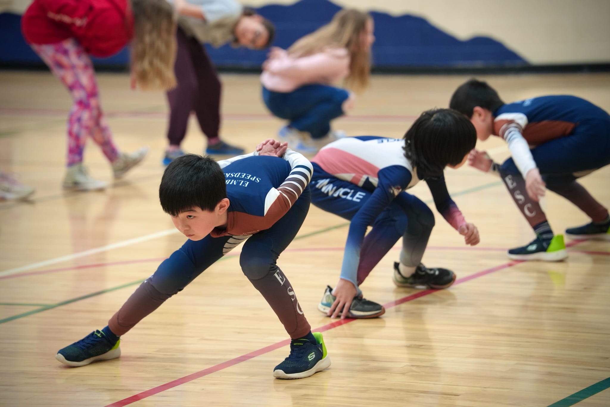 Speedskating in PE Class